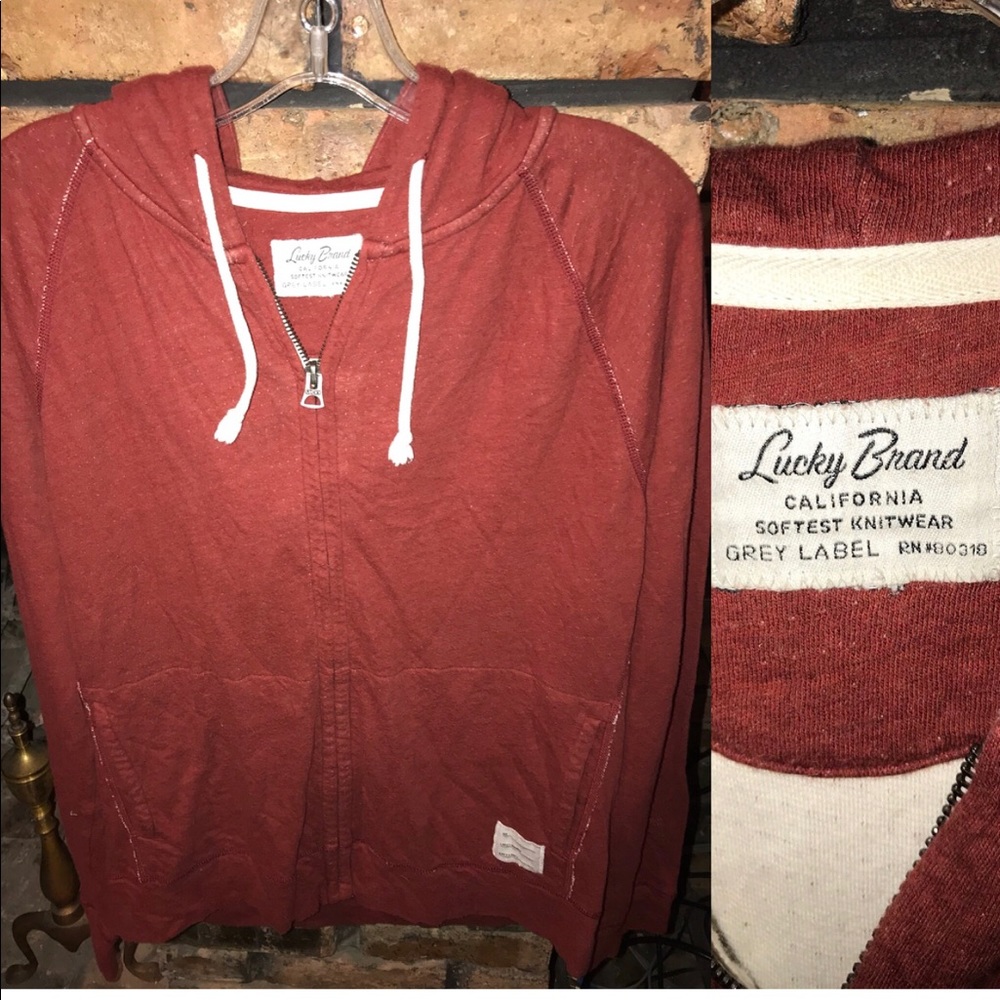 Lucky Brand Zip Up Hoodie